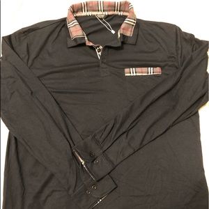 Large Coofandy Pocket Polo long sleeve